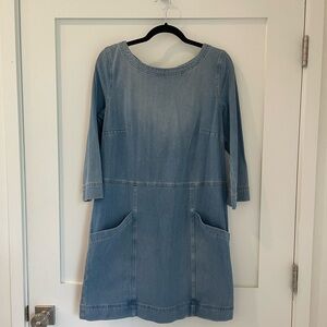 Adriano Goldschmied Denim A-Line Dress